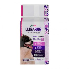 Tapete Higinico Aroma Lavanda 80x60cm (30Unidades) - Atrativo Canino e Cheiroso!