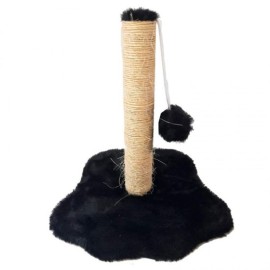 Arranhador Sisal Patinha Preta - Poste + Brinquedo