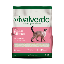 Areia Viva Verde - Gros Mistos 4kg - Maior Equilbrio